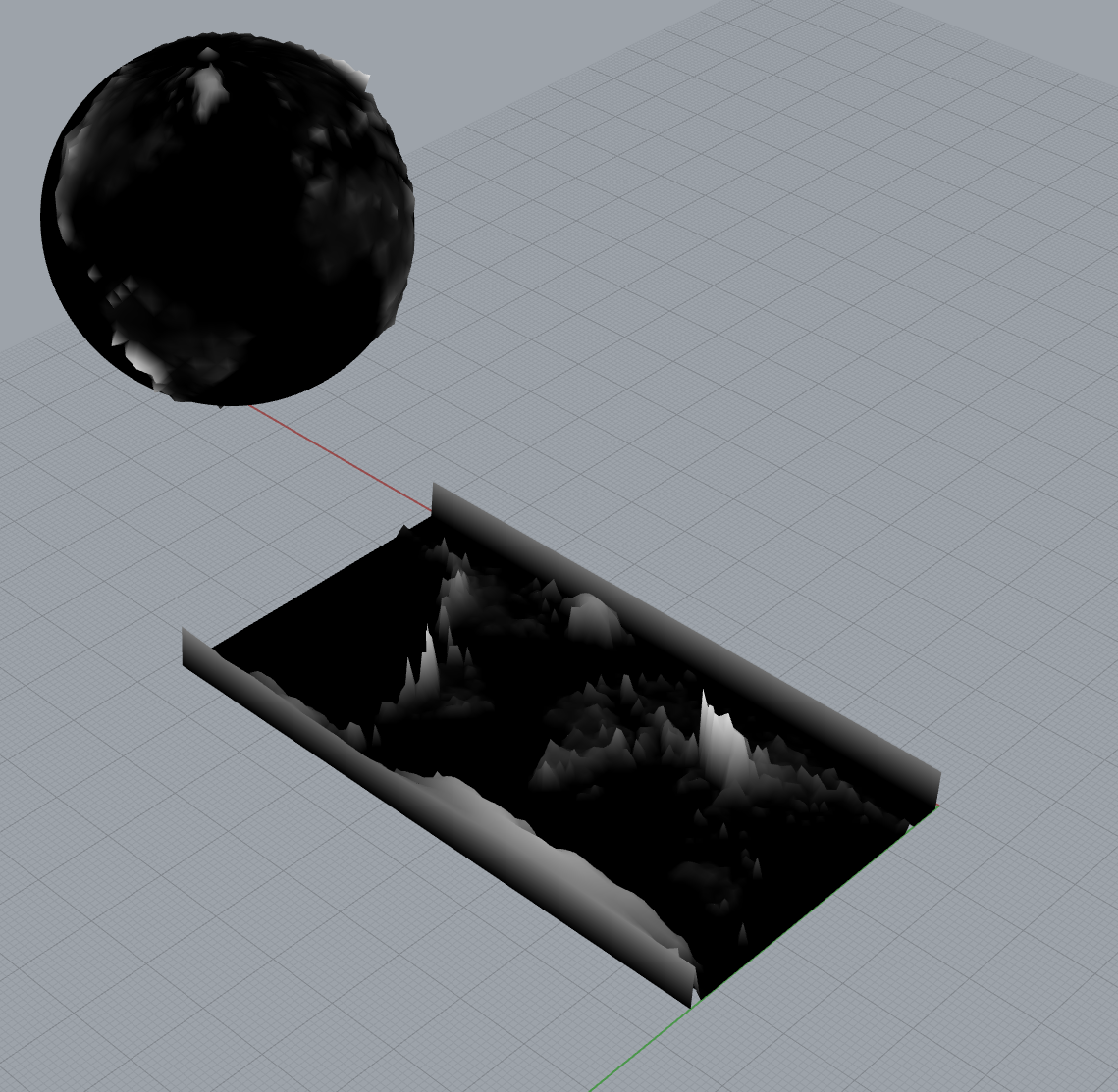 render images of the topography of the earth